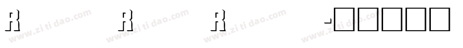 RoundedRelief Regular字体转换